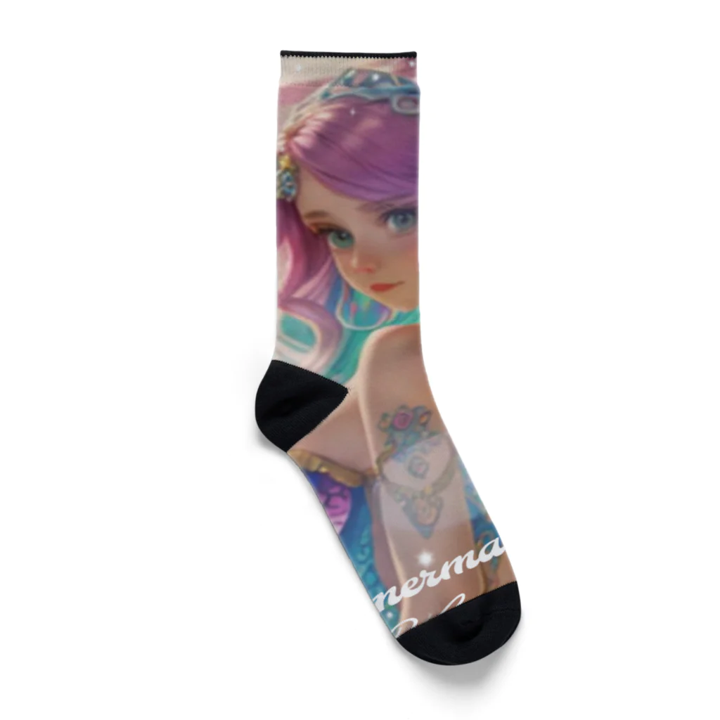 💖宇宙整体♪🌈♪こころからだチャンネル♪💖のhealing  mermaid LARA Socks