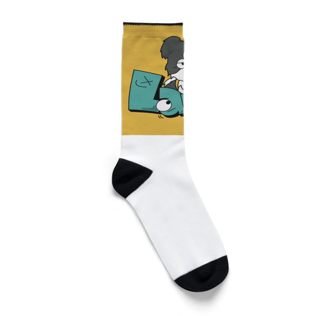 ボーダーコリーのなでしこのPOPなでしこ Socks