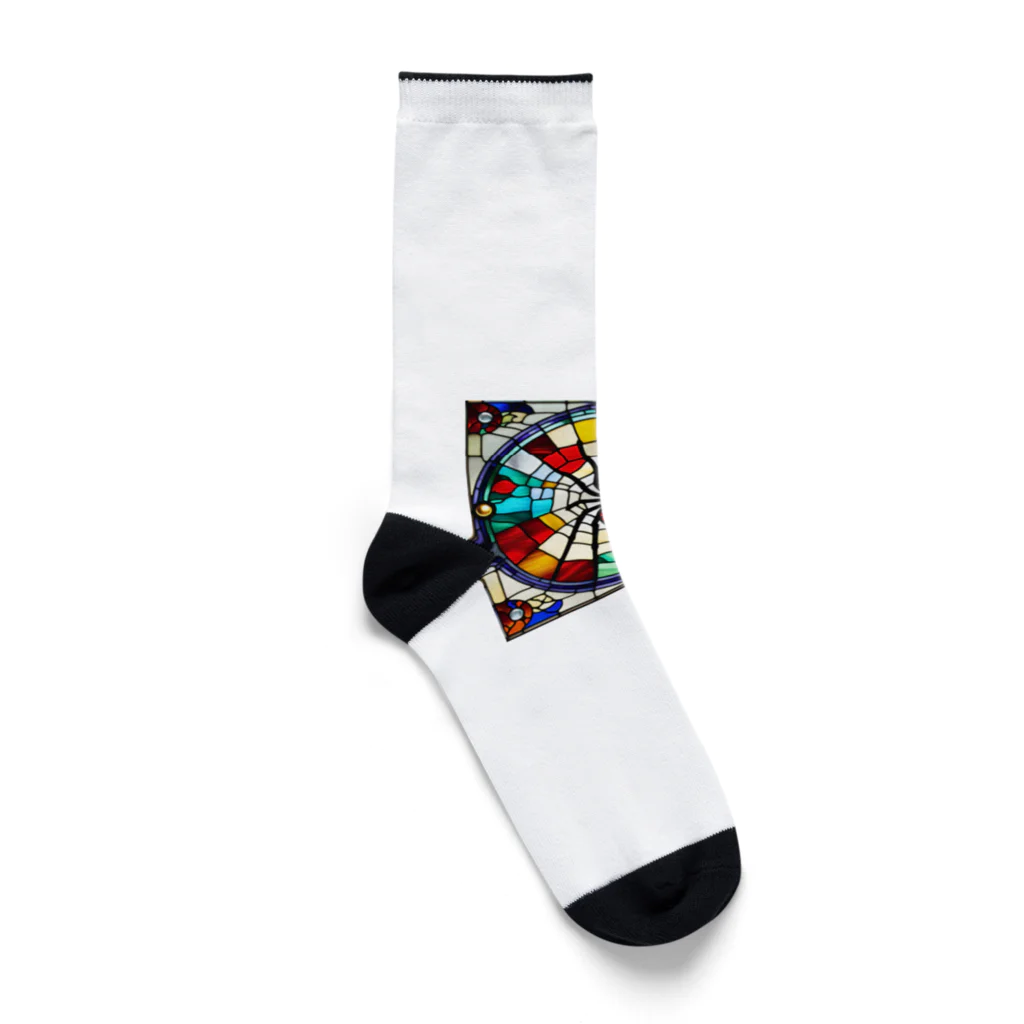 0024aquaの蜘蛛の巣 Socks