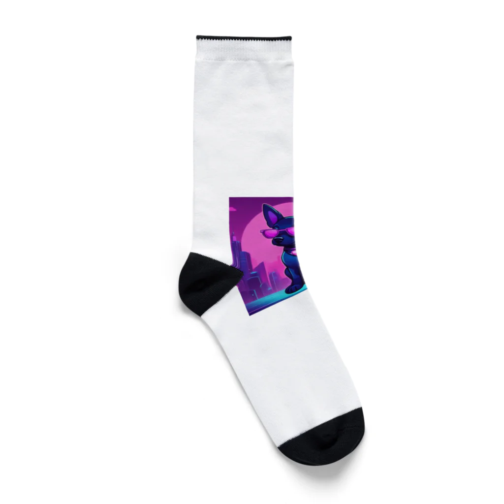 k-famのファッションドッグ・ピンク Socks