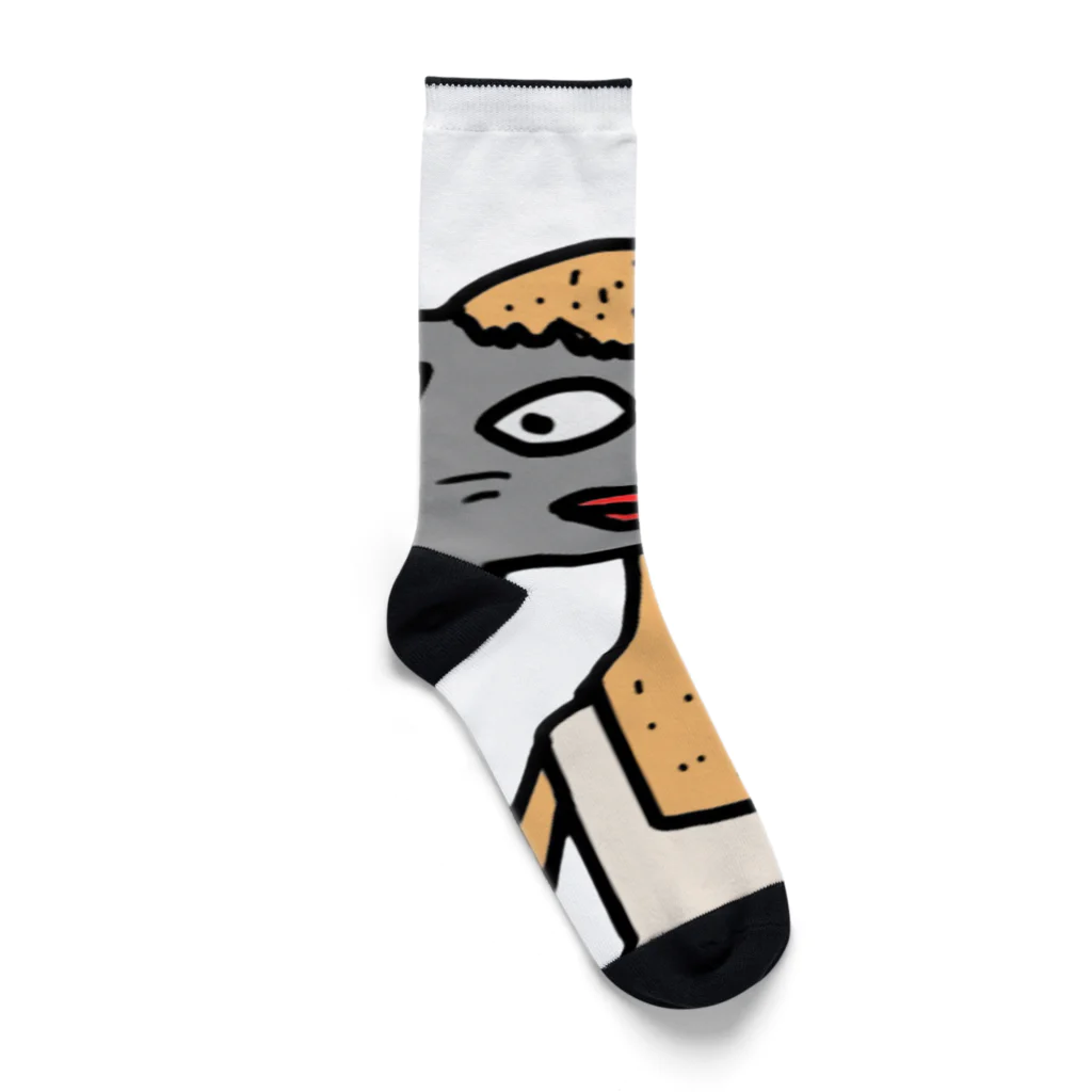 サトシ最悪の配信者のハゲ猫 Socks