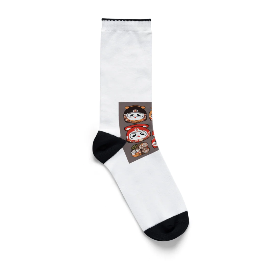 seetbooのだるまみかん Socks