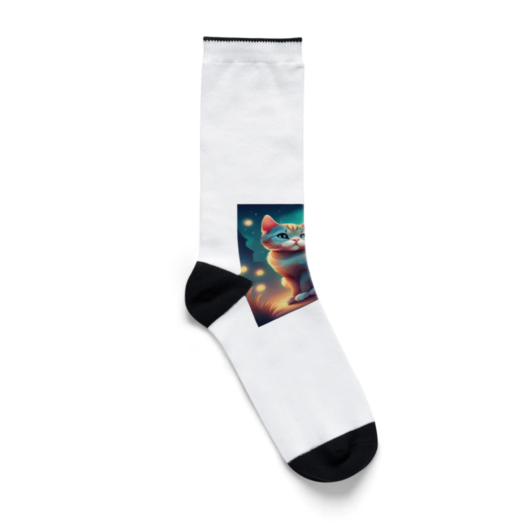 わんにゃんショップの可愛いにゃんこグッズ Socks