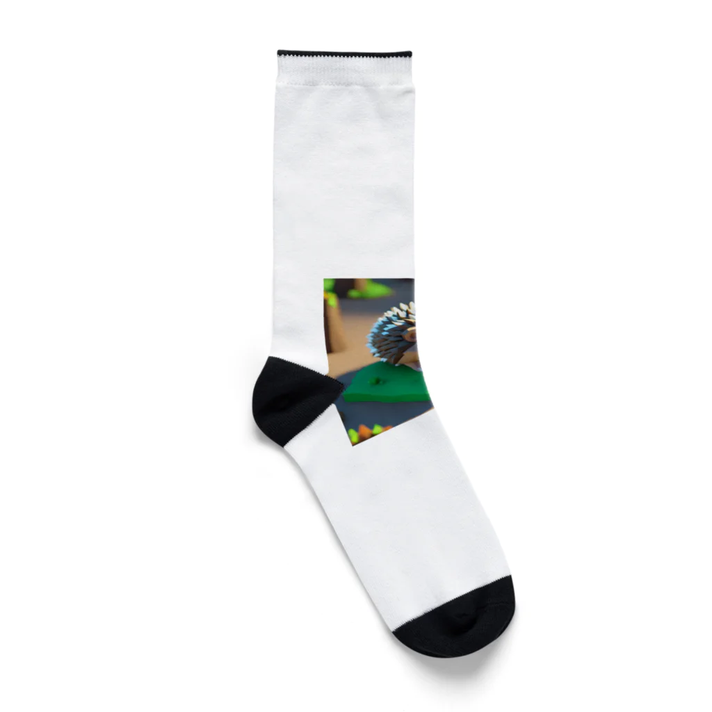 himatoroのマイクラ的なハリネズミ Socks