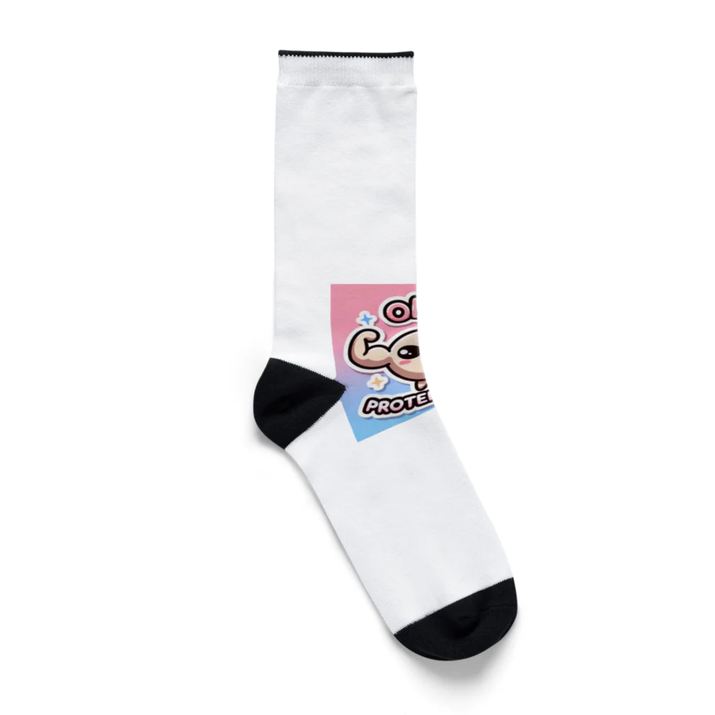 burusukaruのプロテインパワー Socks