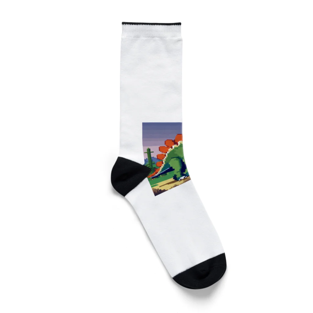 ROCKSWEBのステゴサウルス Socks