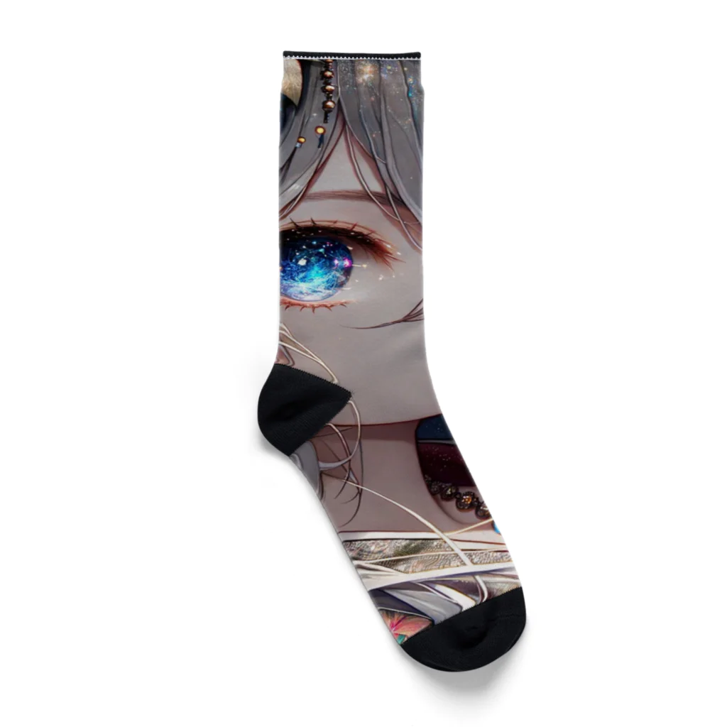 Sesilionの月下の神秘的な夜 Socks