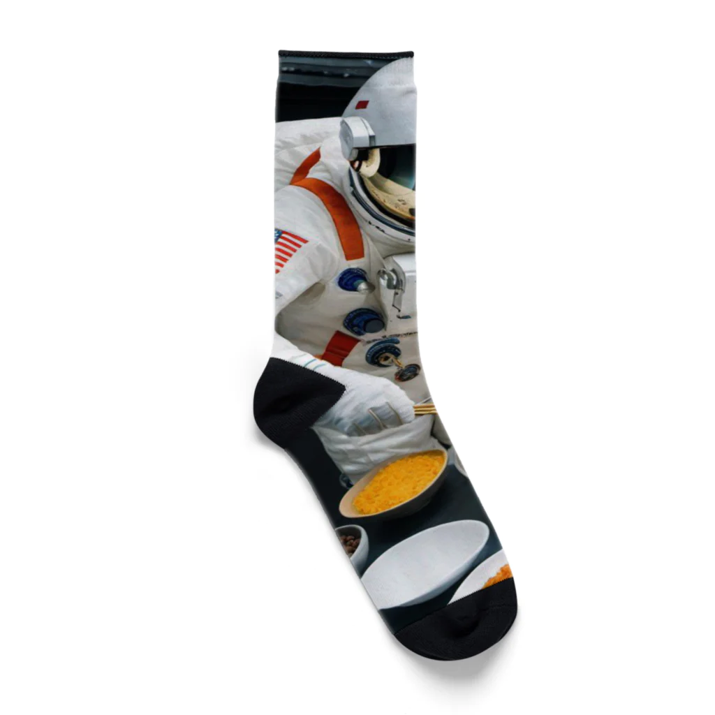 宇宙開発デザイン科のスペースクッキング炒飯編 Socks