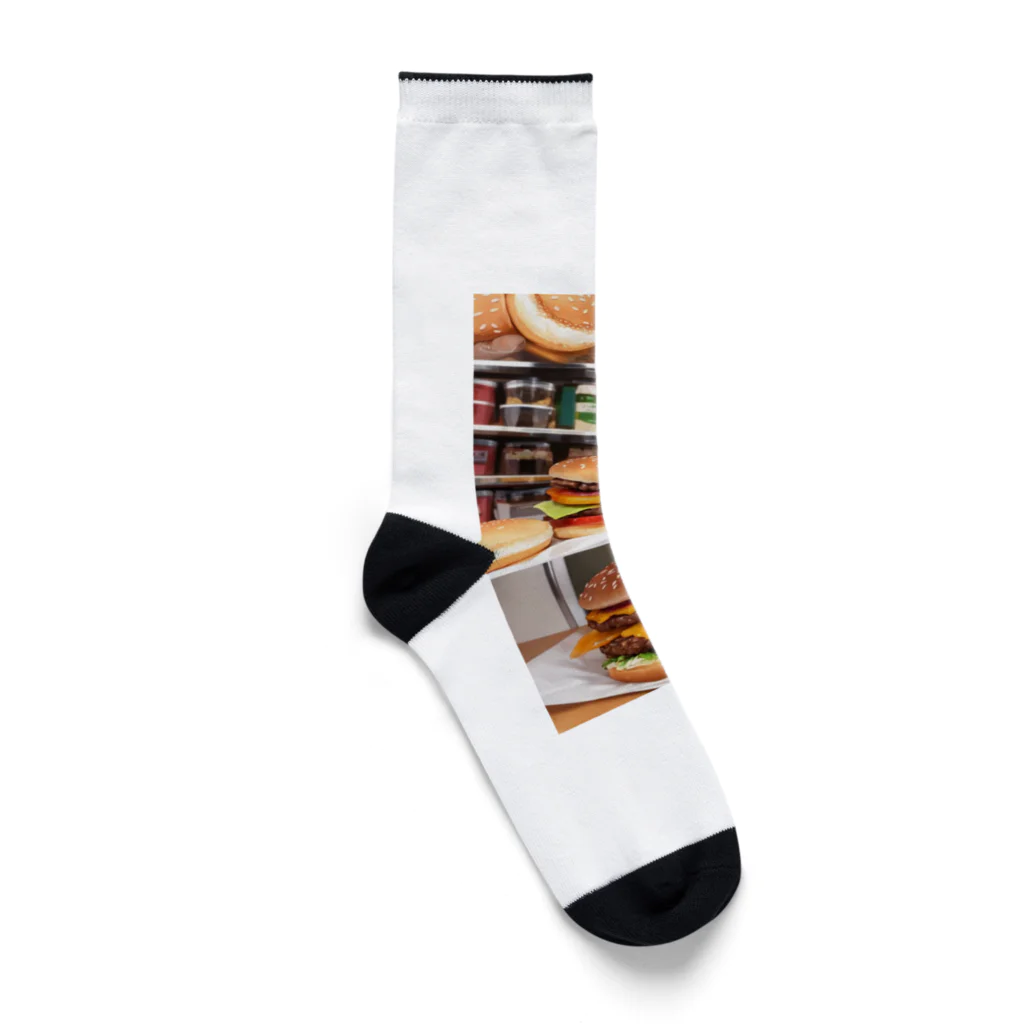 nAzuのハンバーガー Socks