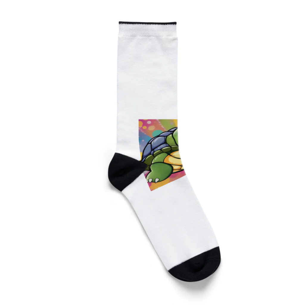 YUTO1126の可愛くて愛らしい亀 Socks