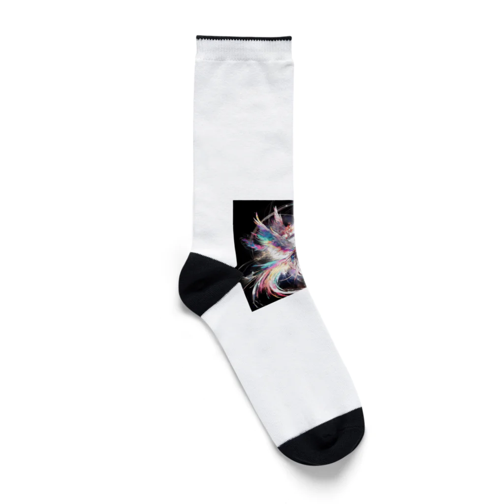 anazawaの白き翼、黒き翼。その手に抱くは愛しの君! Socks