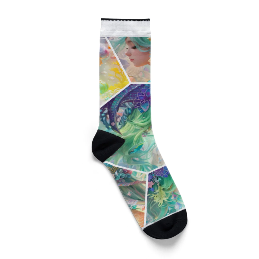 💖宇宙整体♪🌈♪こころからだチャンネル♪💖のuniversal mermaid  REINAの心の旅 Socks