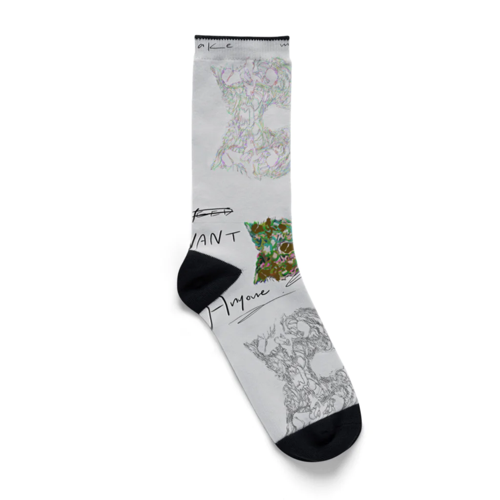 F.W.W.のkeep my love for you #2 Socks