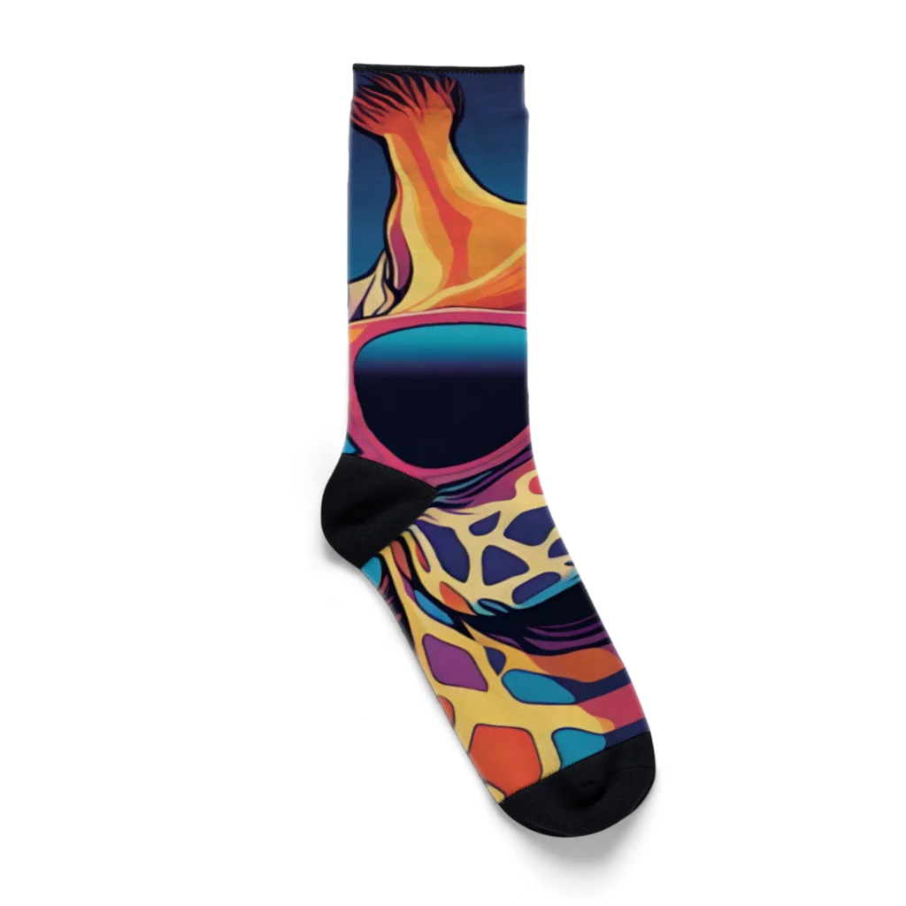 Anniversary TRIBEのパーリーキリン Socks