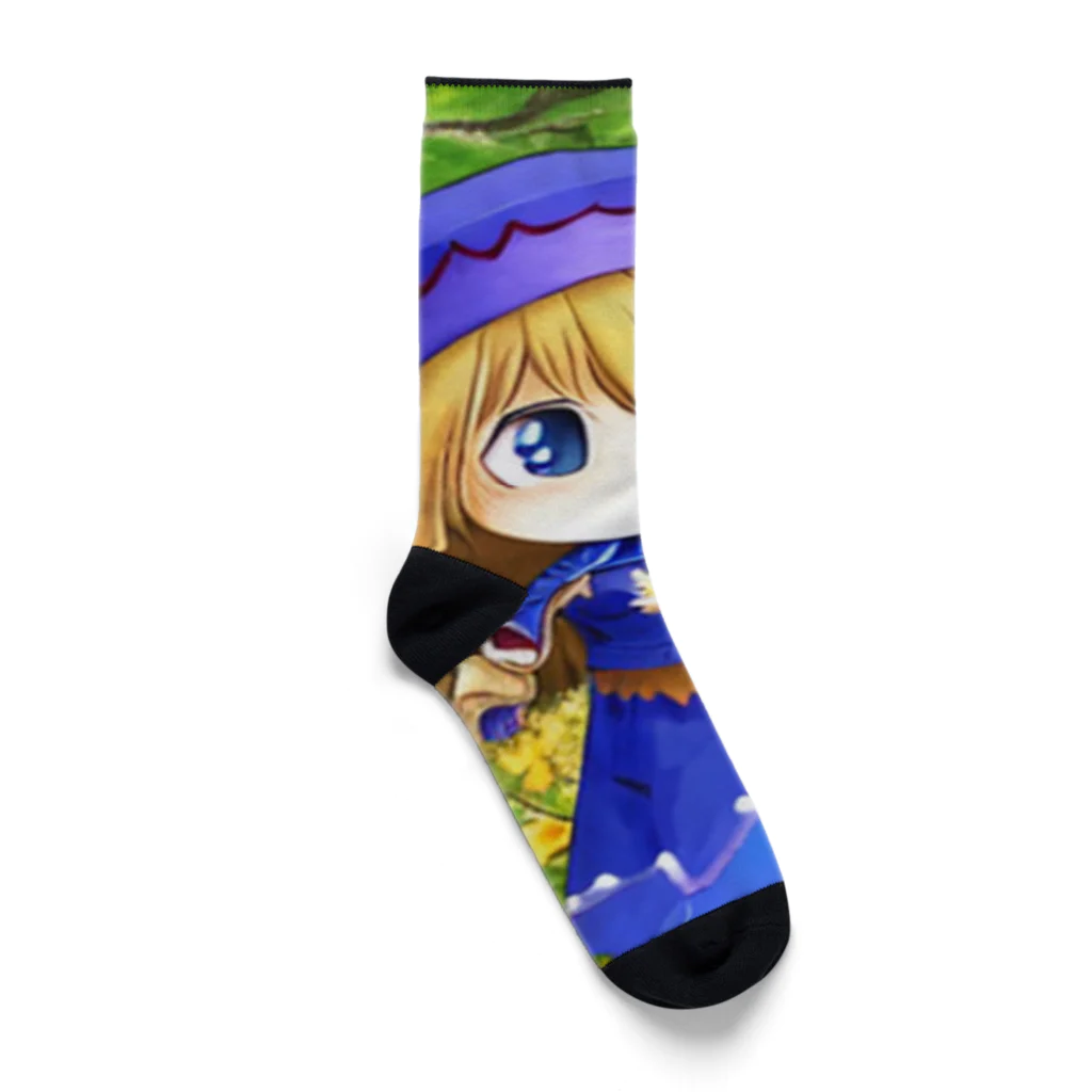 なっつ ふぁくとりーのかかしちゃん Socks