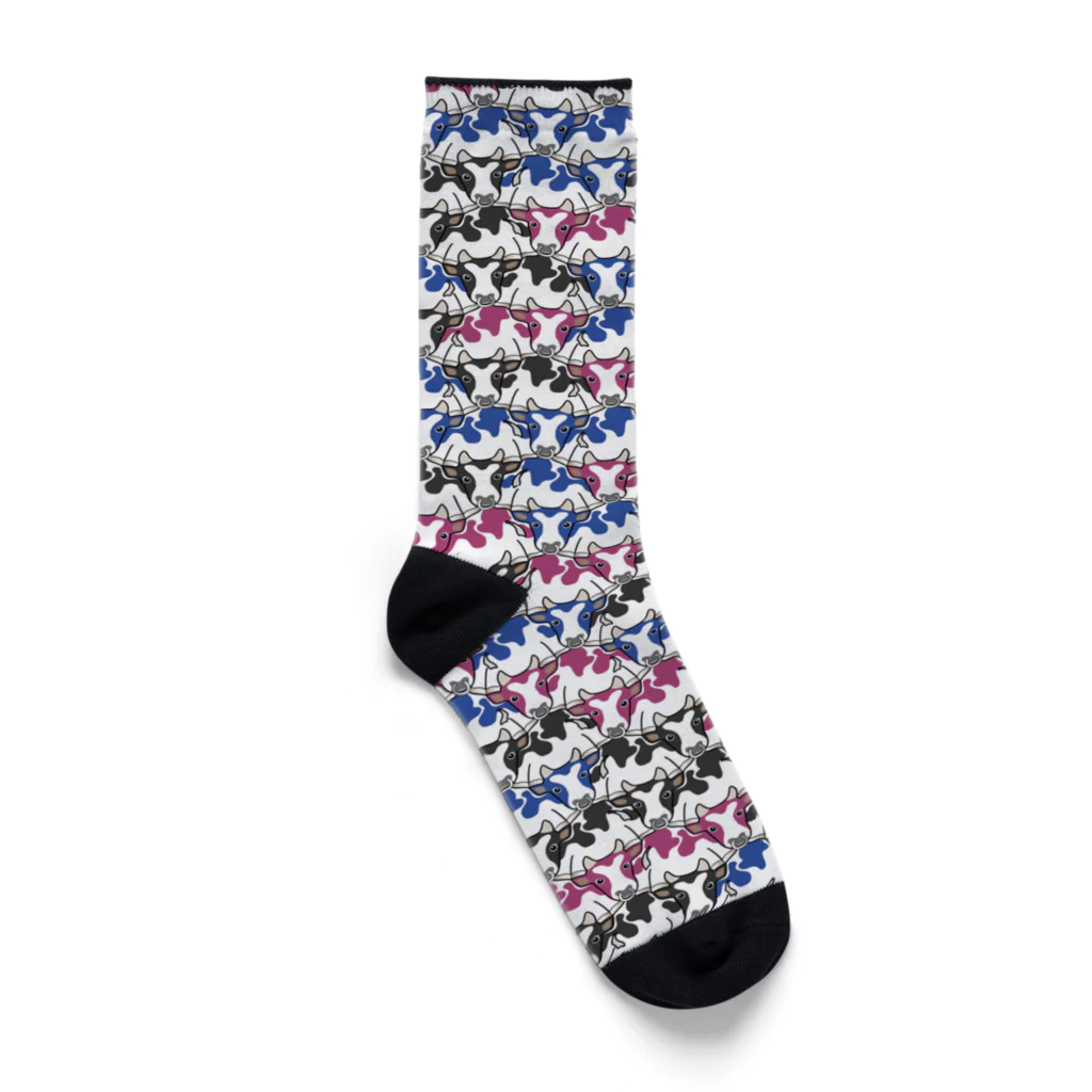 みかんのまぎらわしい牛 Socks