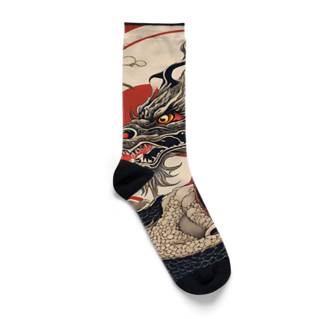 kansaijin_ryoの龍　① Socks