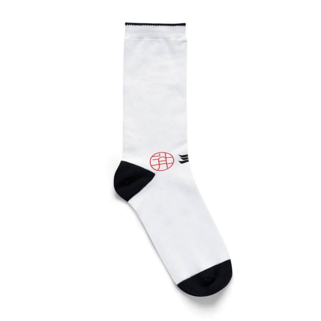 Mikazuki Designの三日月ロゴ　オリジナルグッズ Socks