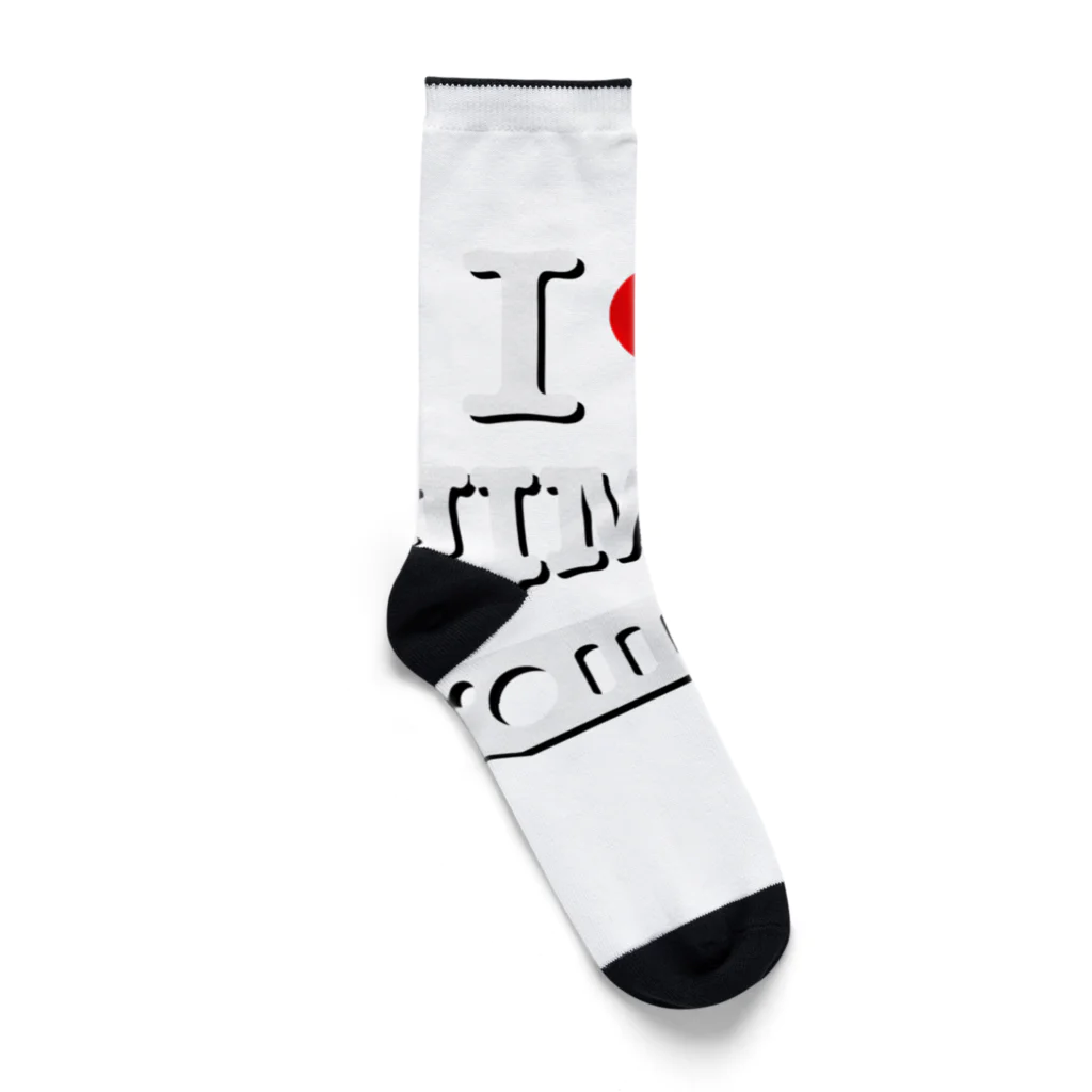 おもしろいTシャツ屋さんのI LOVE JIMNY ジムニー Socks