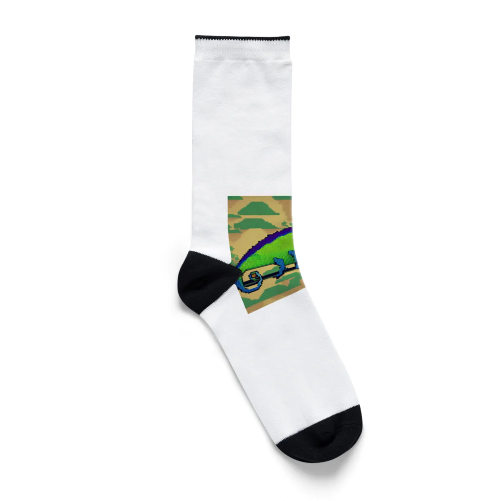 MICK_Aのカメレオンカメレオン Socks