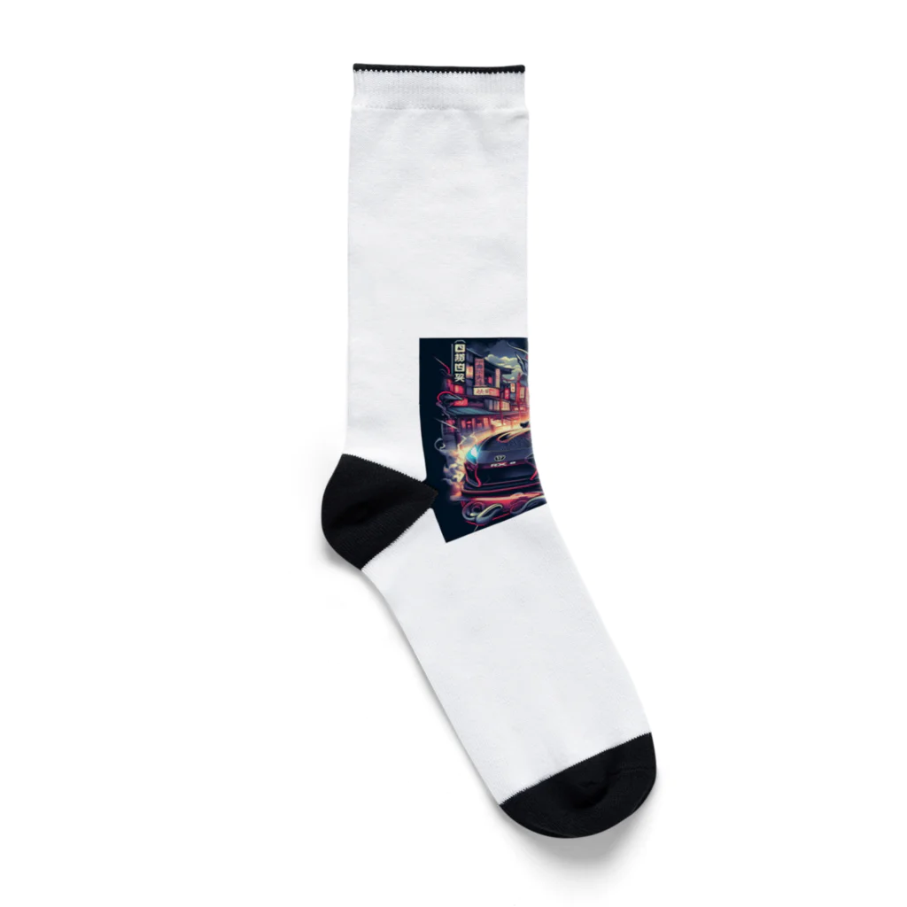 hobbyshop アールのMAZDAのスポーツカーRX-8のグッズ Socks