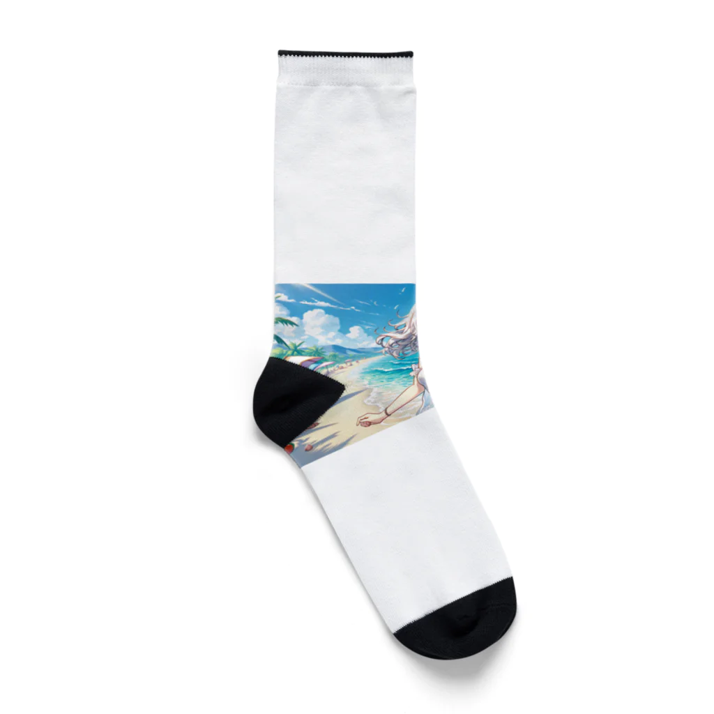 KULULU Canvasの夏の日差し Socks