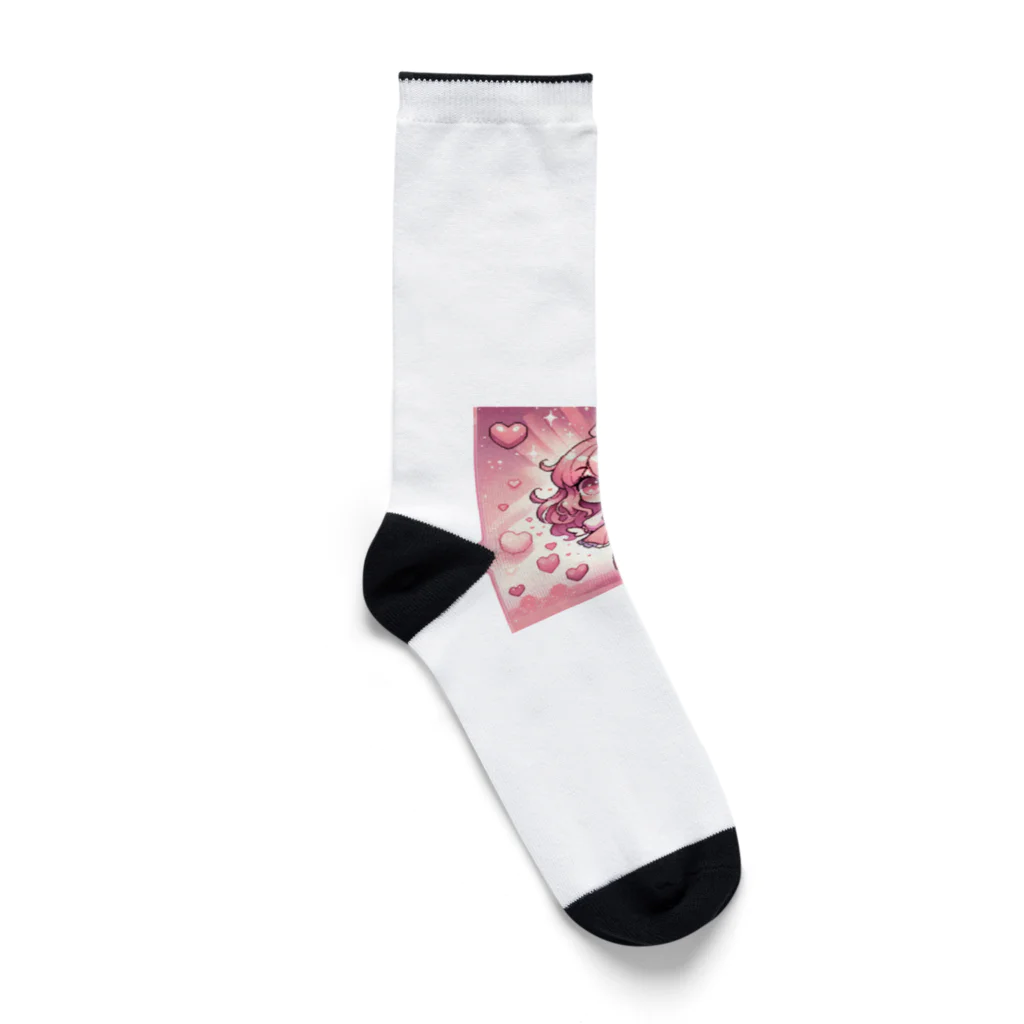 diet___llcのゆめかわドットちゃん Socks