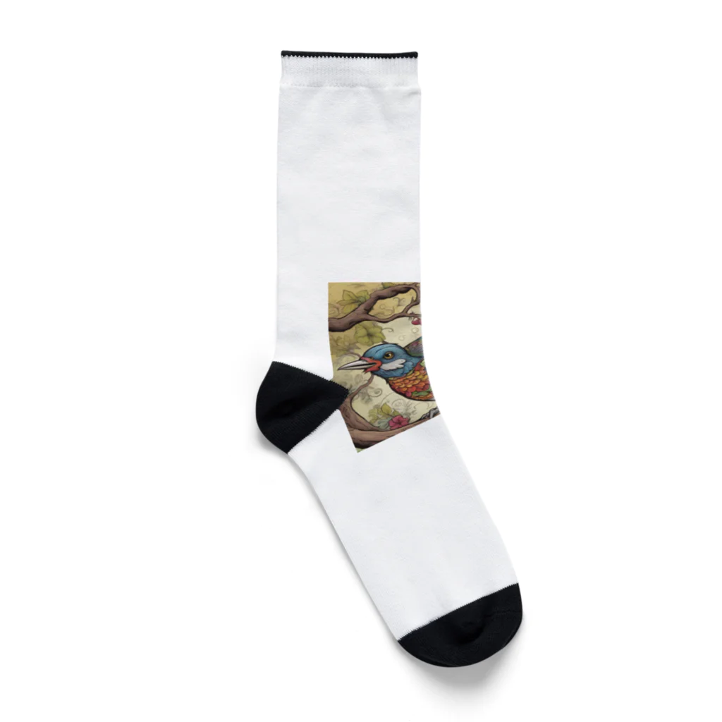 yuru☆yuruのグルグルなカッコウ Socks