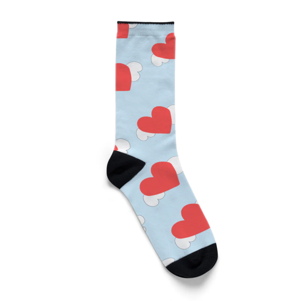 ファルツラインのHeartAngel SkyBule Socks