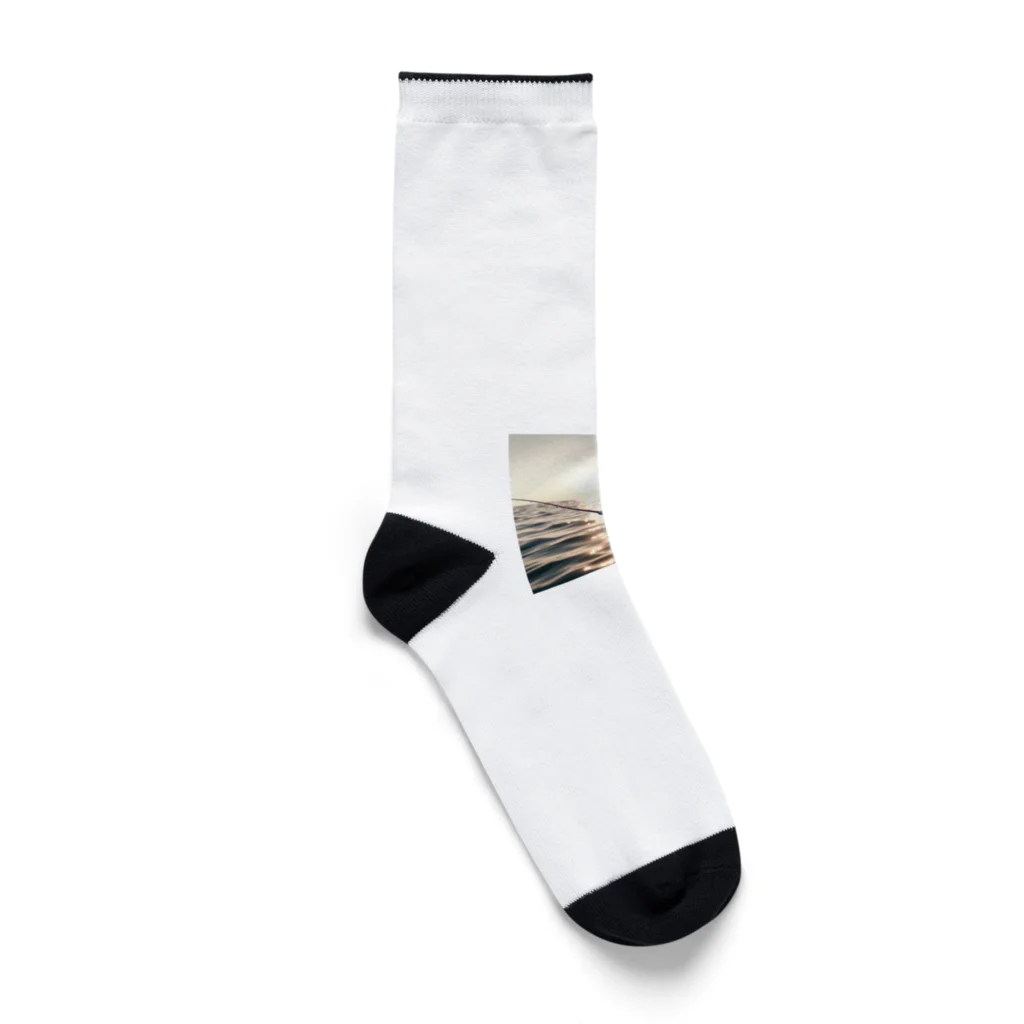 mitsuouの釣り猫 Socks