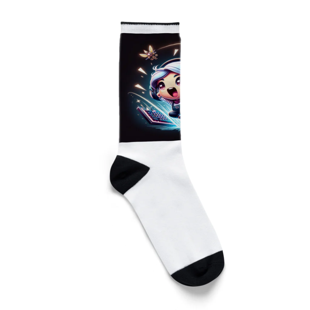 iSysのゲーミング少女ピーシー Socks