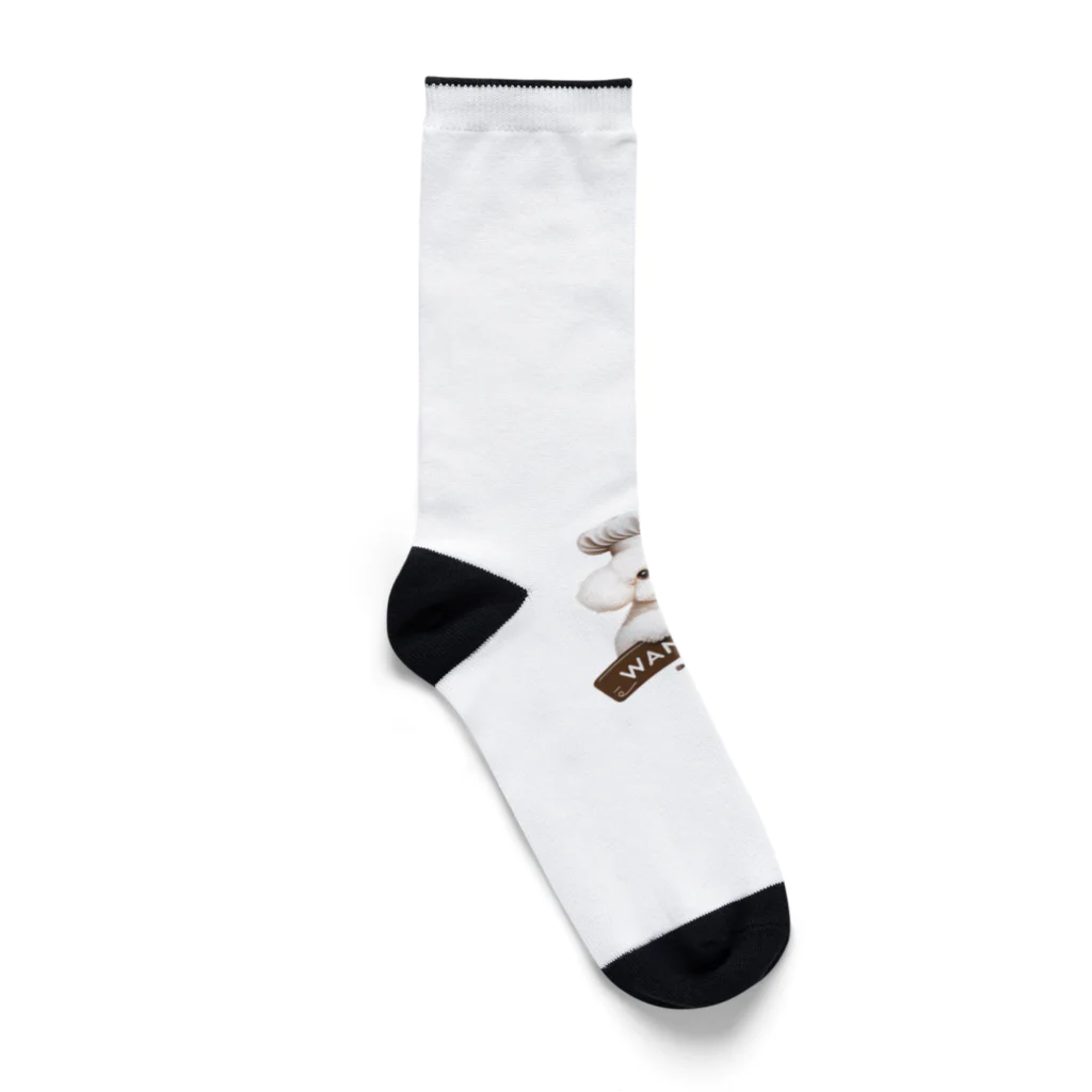 いちごプードルのコックのライくん Socks