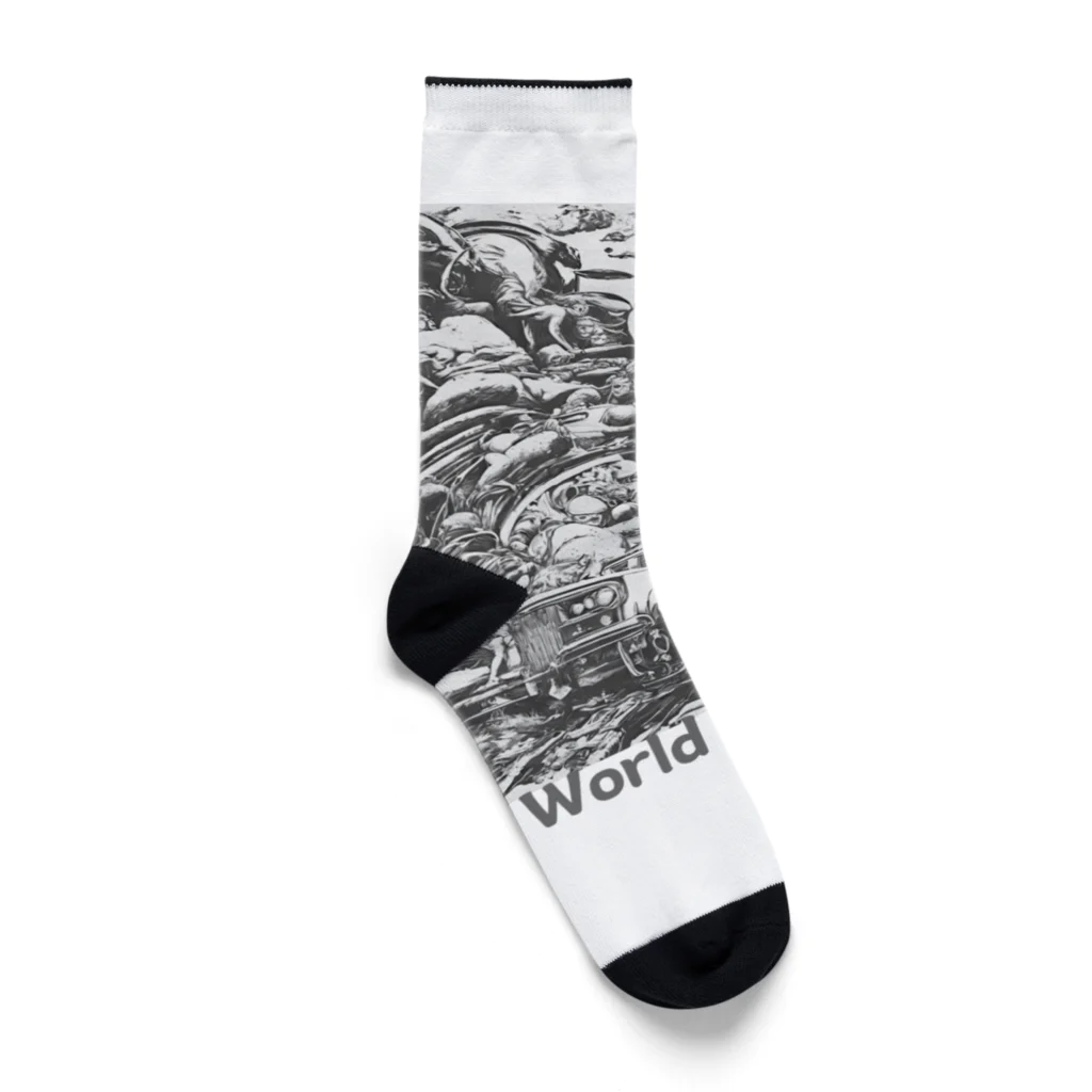 yumekauのA World of Hatred Socks