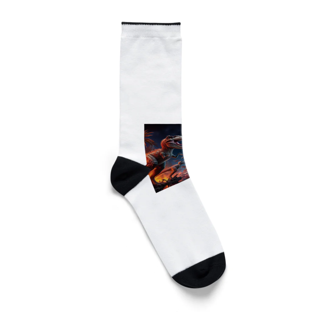 morao777の恐竜バトル Socks