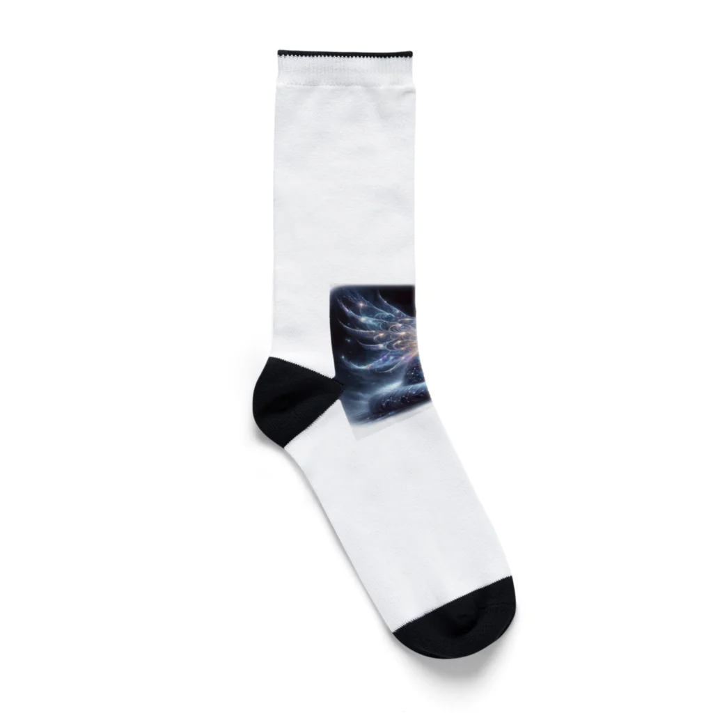 katohkouchiの星空の舞、夜を守る猫 Socks