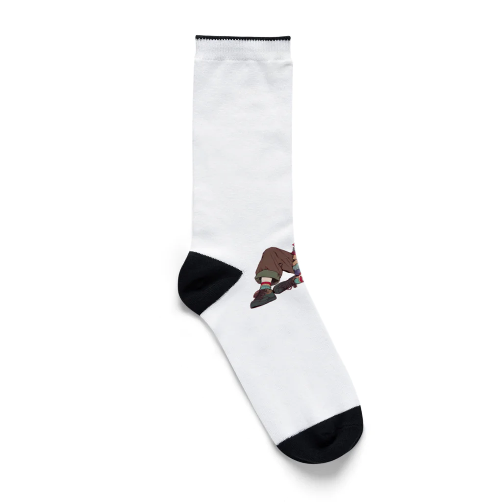 シェェェンロンのニット系女子 Socks