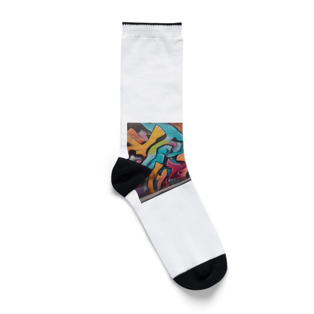 テフラんずのサイケデリックアート Socks