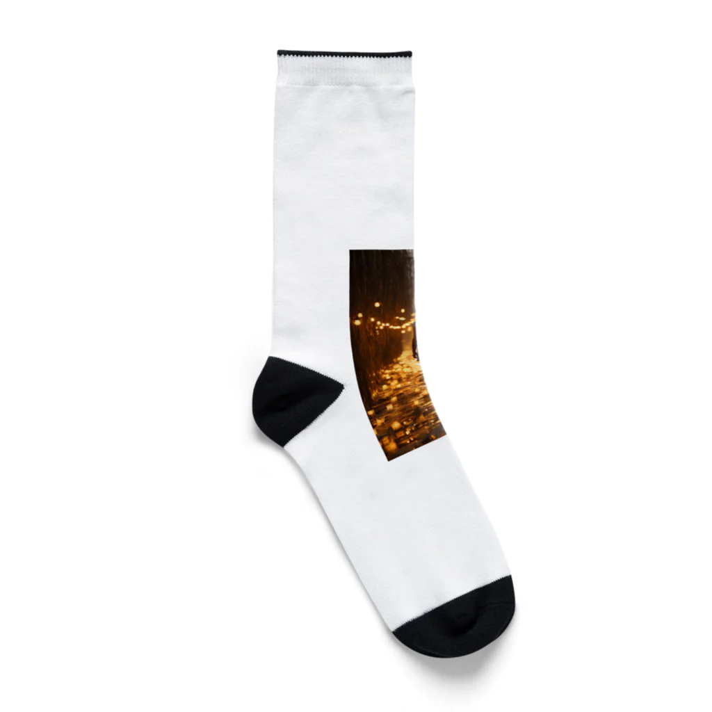 aoicanonのJourney Through the Lanterns Socks