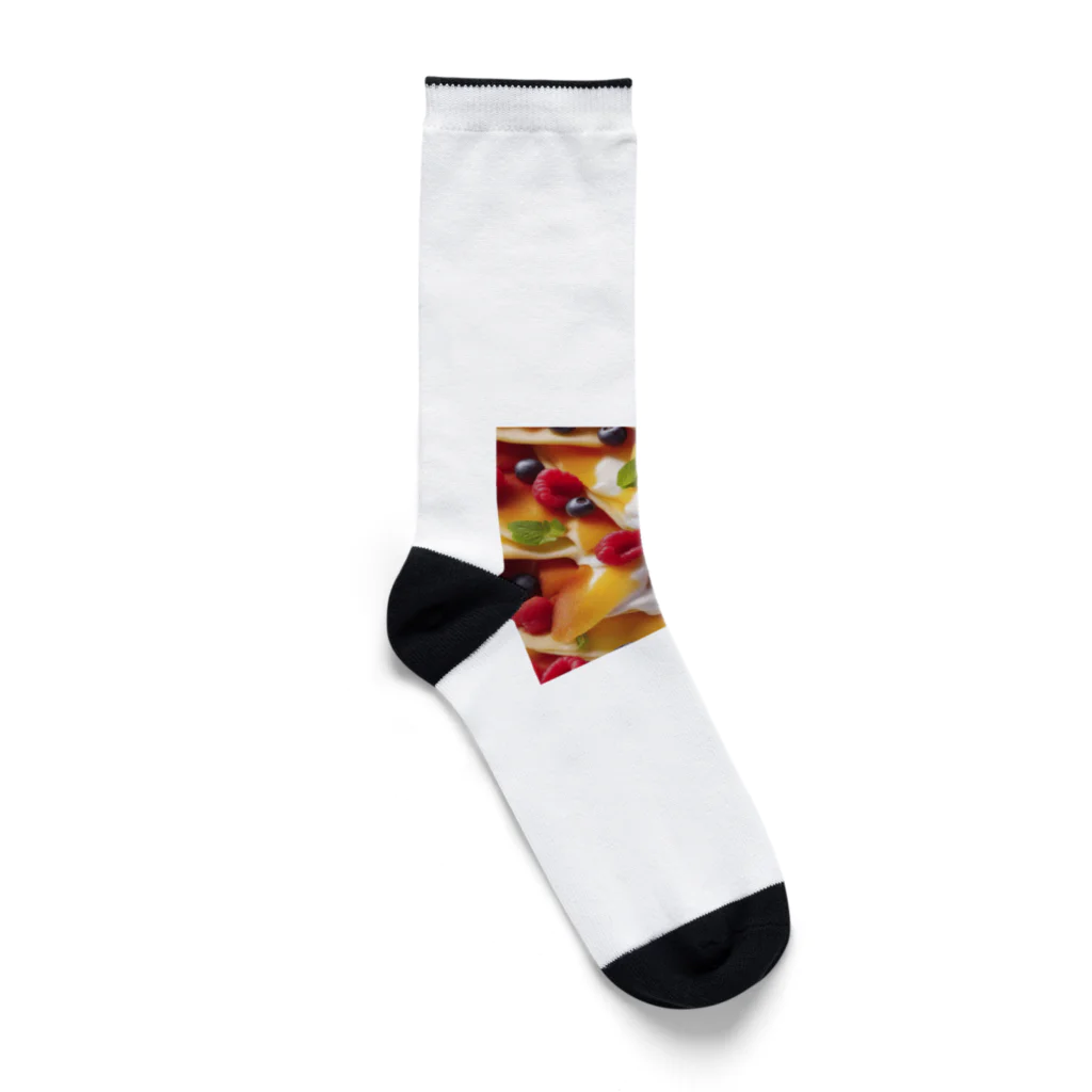 Crepe Collection Center 【CCC】のラズベリーミックス Socks