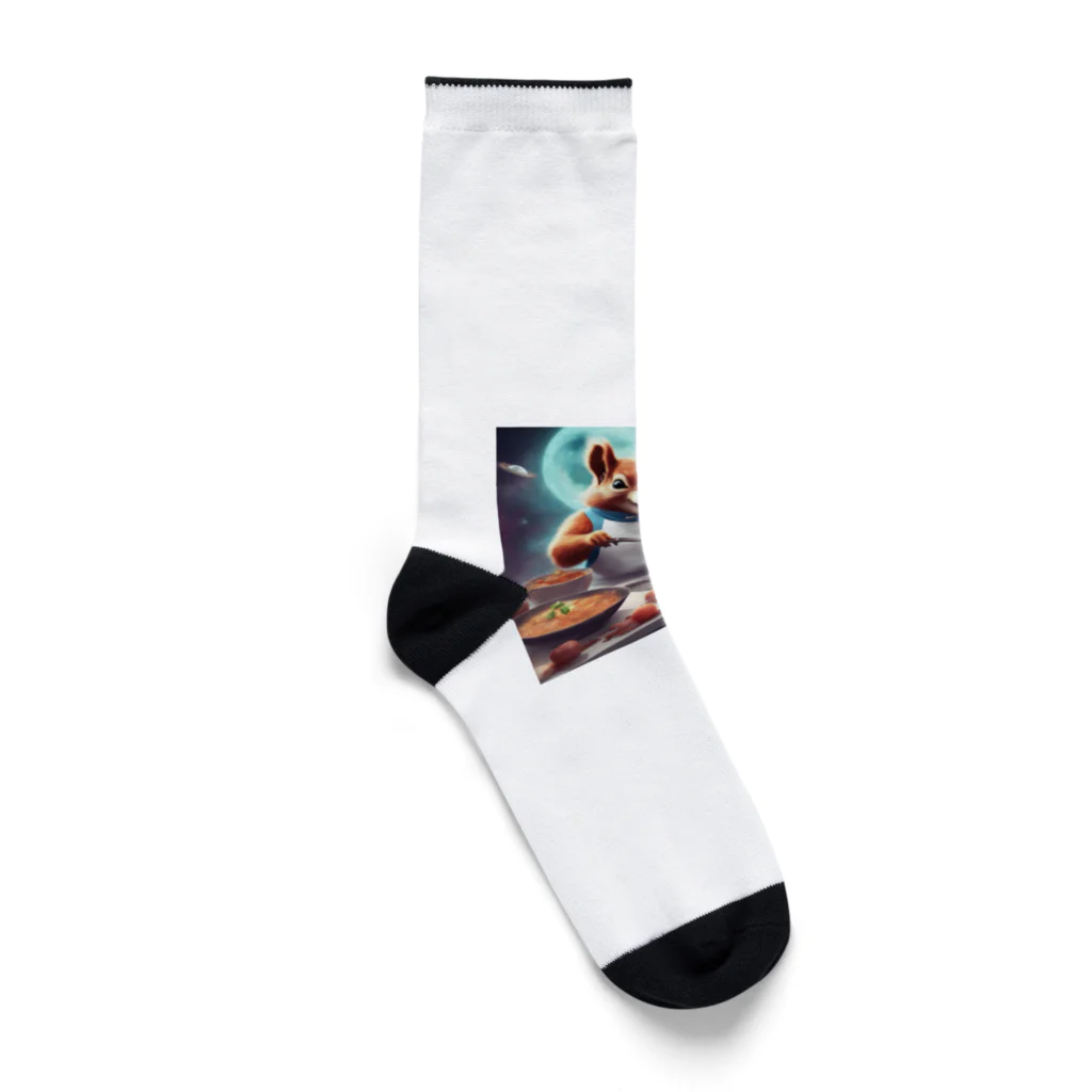 宇宙屋さんのクッキングリス Socks