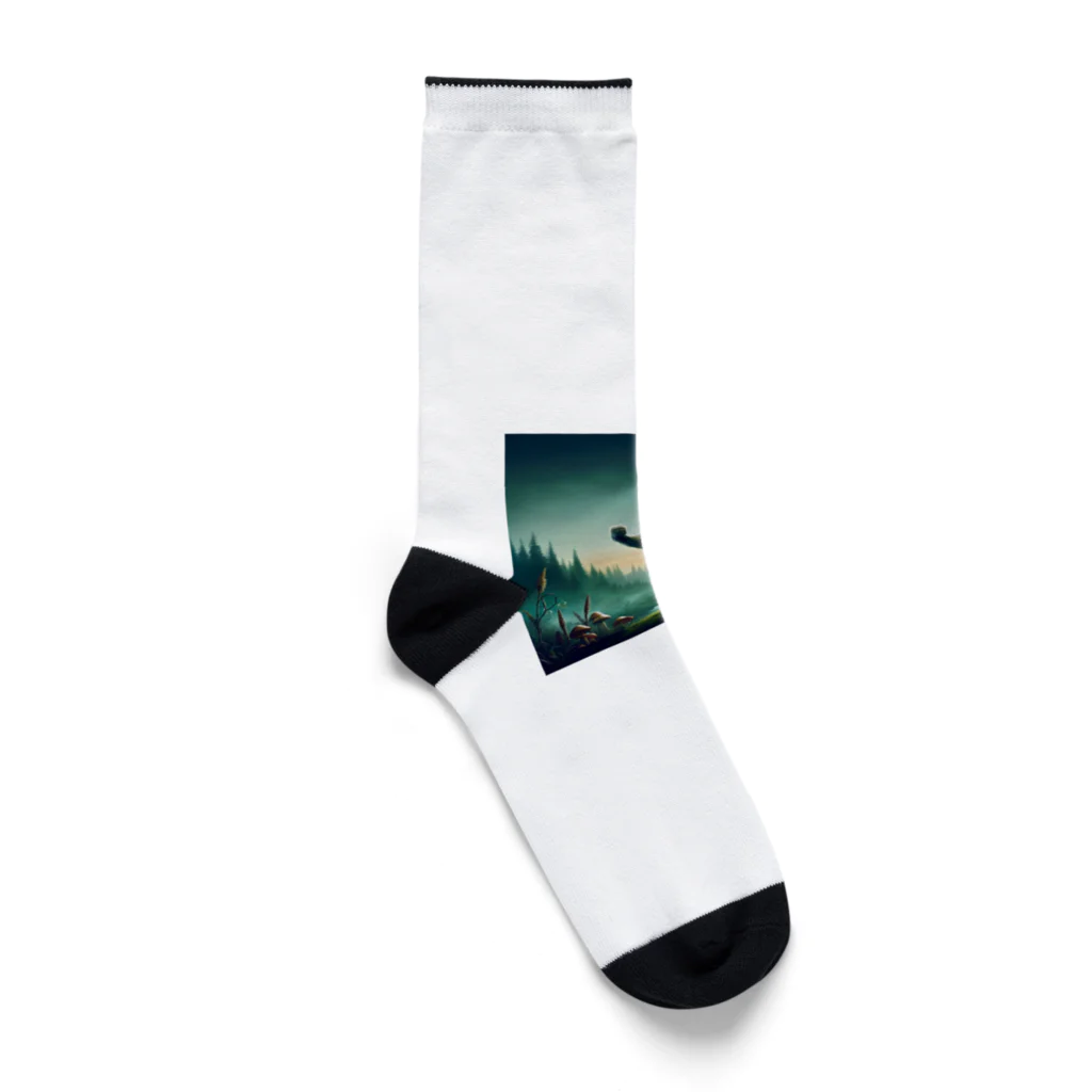 cheesyaのウサギ　パワーモード Socks