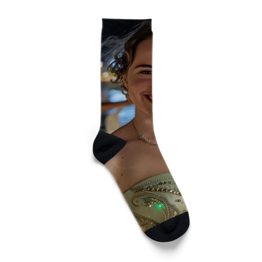 AQUAMETAVERSEのセクシーな私豪華客船 アメジスト 2846 Socks