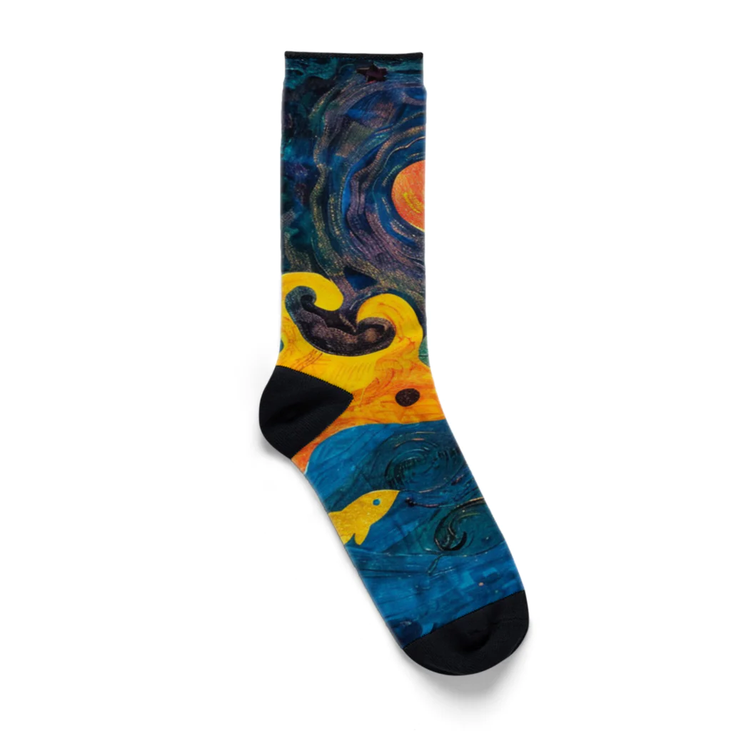 AQUAMETAVERSEのゲンノ夢　　NON13 Socks