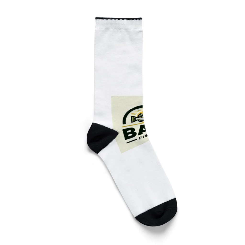 bassblocksのクラシカルバスロゴ Socks