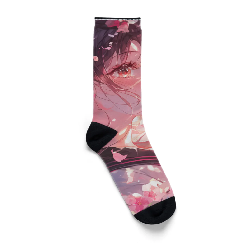 AQUAMETAVERSEの桜と私ラフルール1859 Socks