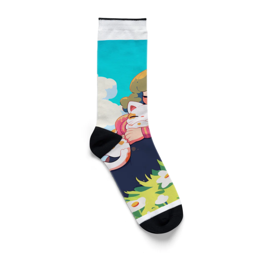 カケウエハスのふく Socks