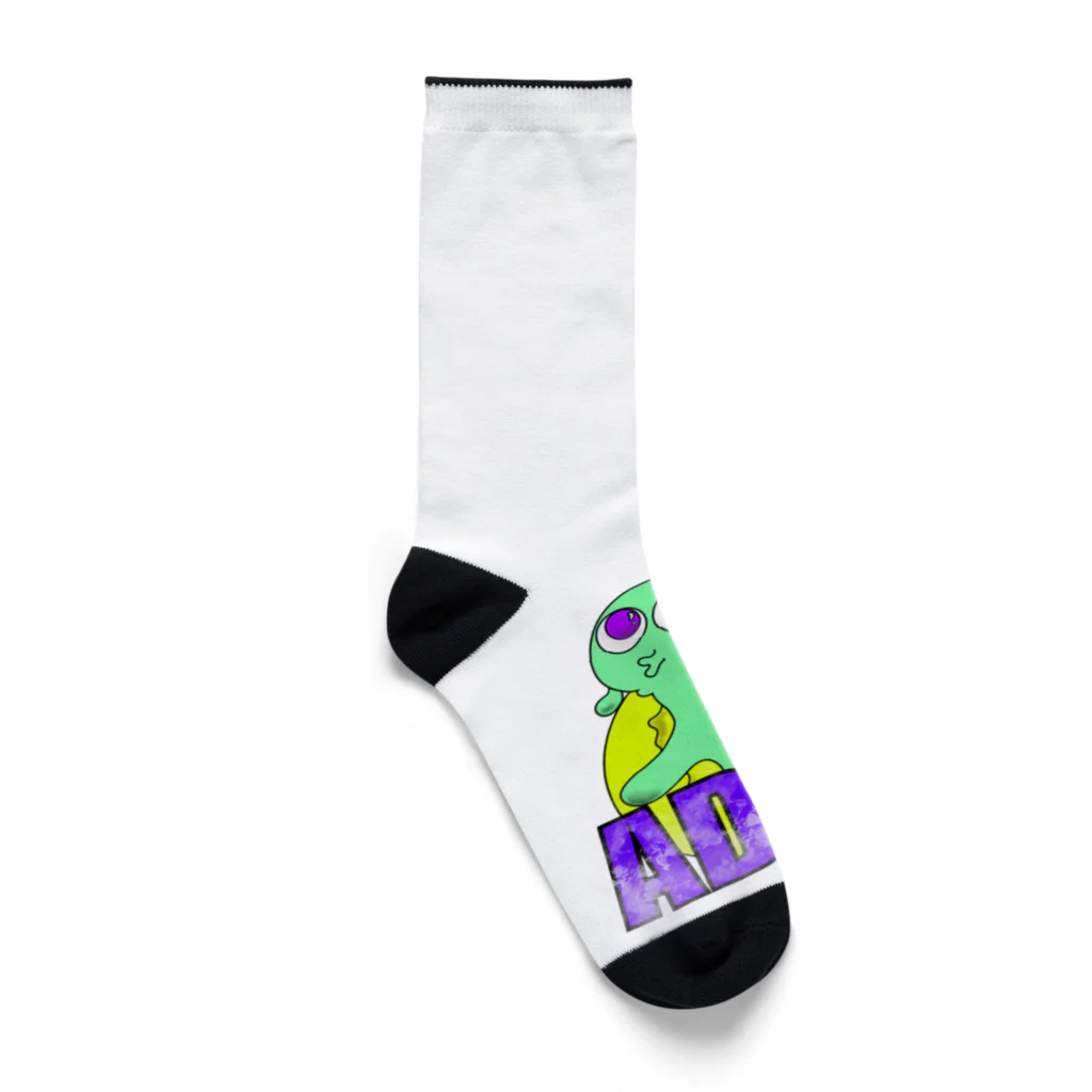 BeieのCharacter logo 『ADHD』 Socks