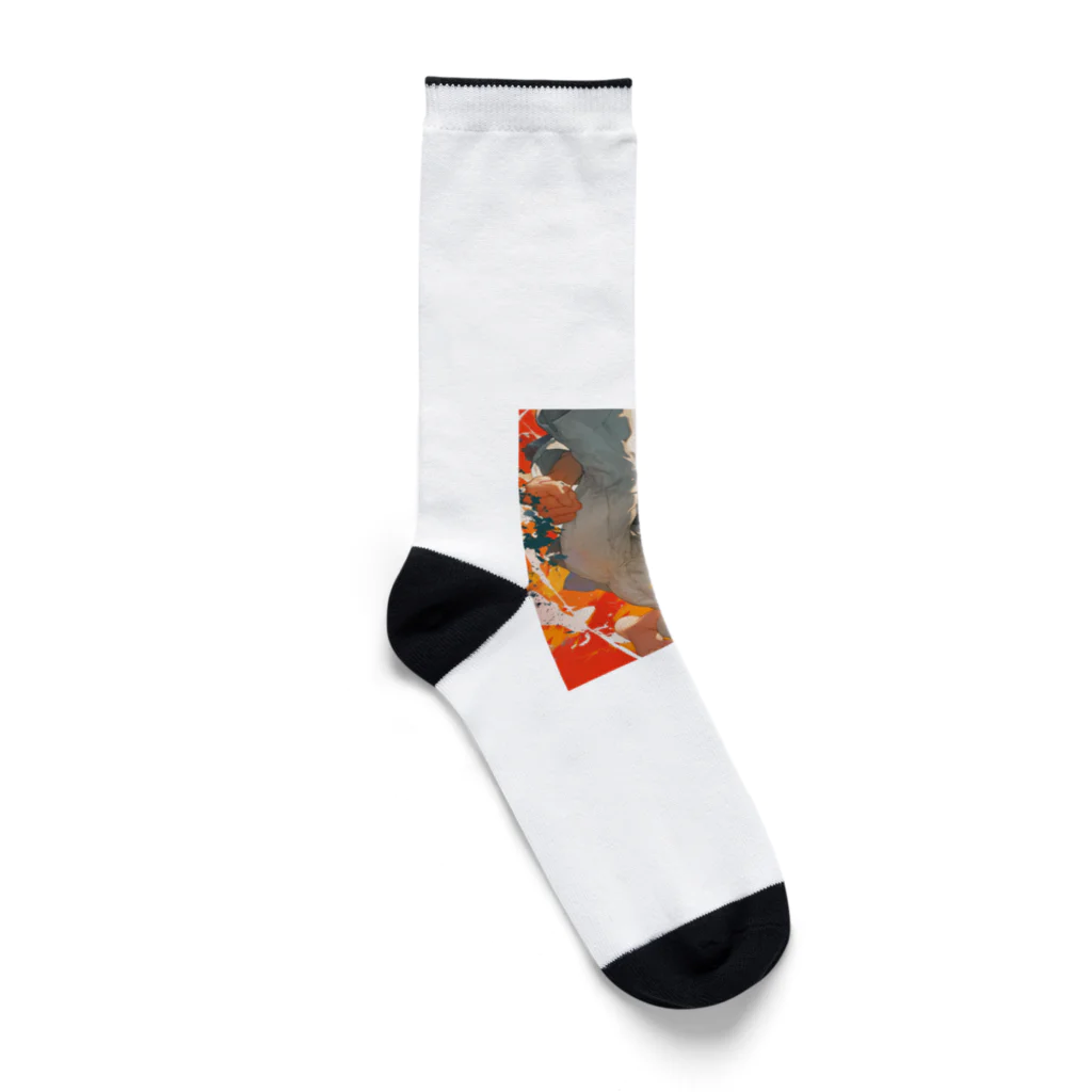 AQUAMETAVERSEのテ声ンド　なでしこ1478 Socks