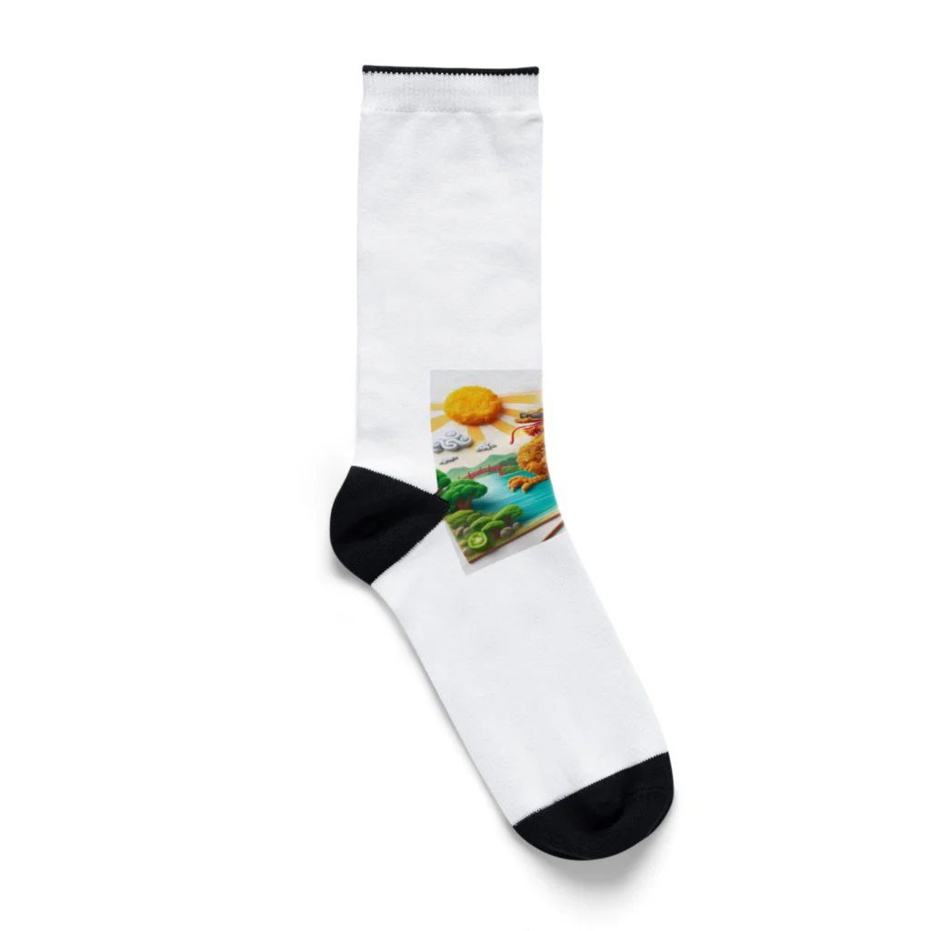 ハピShopのフライドラゴン Socks