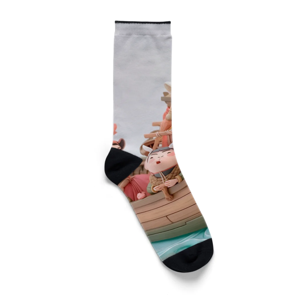 AQUAMETAVERSEの気の合う友と航海　なでしこ1478 Socks